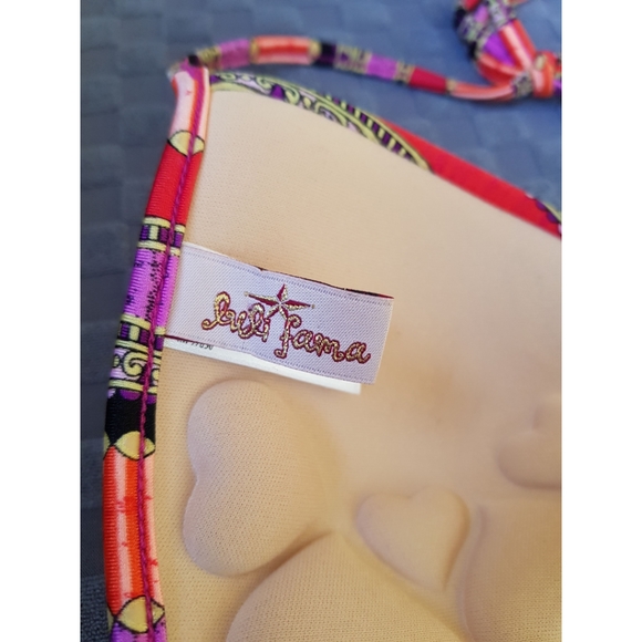 Luli Fama Luxury String Bikini Top Molded Cups - Picture 9 of 11